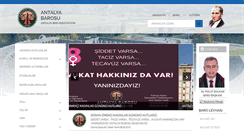 Desktop Screenshot of antalyabarosu.org.tr